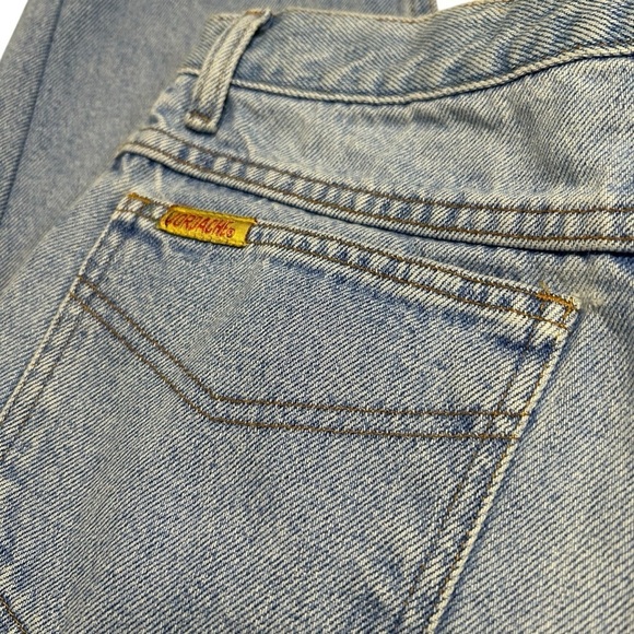 JORDACHE Wide Leg Tapered High Waisted Jeans Sz 12 - Picture 8 of 14